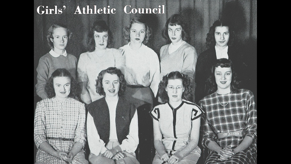 1947-06-00-Angie-with-Girls'-Athetic-Council.jpg